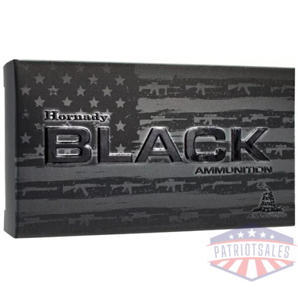 HORNADY BLACK 5.56X45 75GR - INTERLOCK HD SBR 20RD 10BX/CS