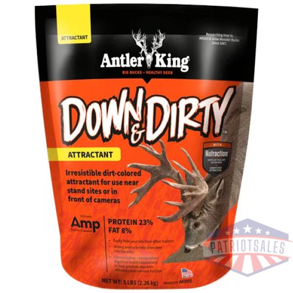 ANTLER KING DOWN & DIRTY - ATTRACTANT 5# BAG