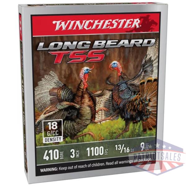 WINCHESTER LONG BEARD TSS 410 - 3" 13/16OZ #9 5RD 20BX/CS