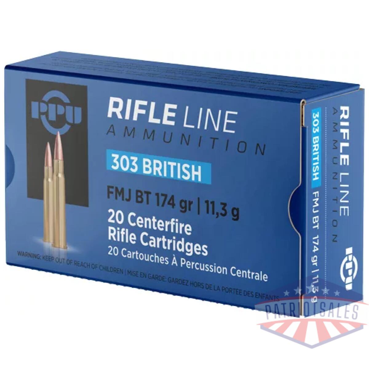 App303f. Webp - ppu 303 british 174gr fmj - 20rd 10bx/cs - app303f