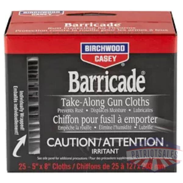 B/C BARRICADE TAKE ALONGS 25 WIPES