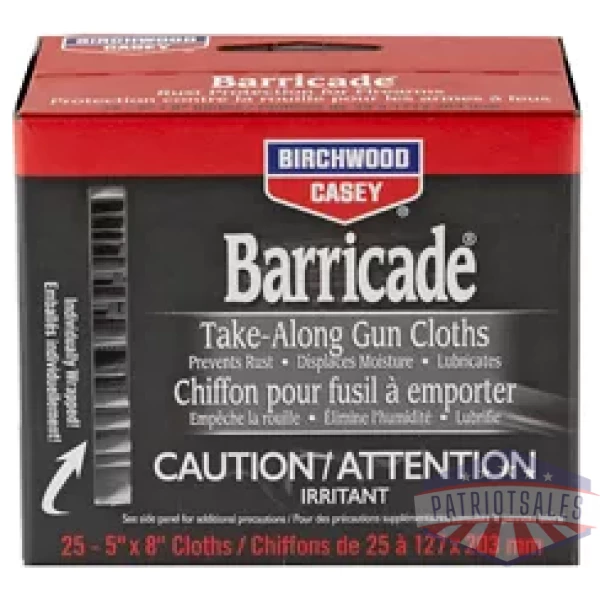 B/C BARRICADE TAKE ALONGS 25 WIPES