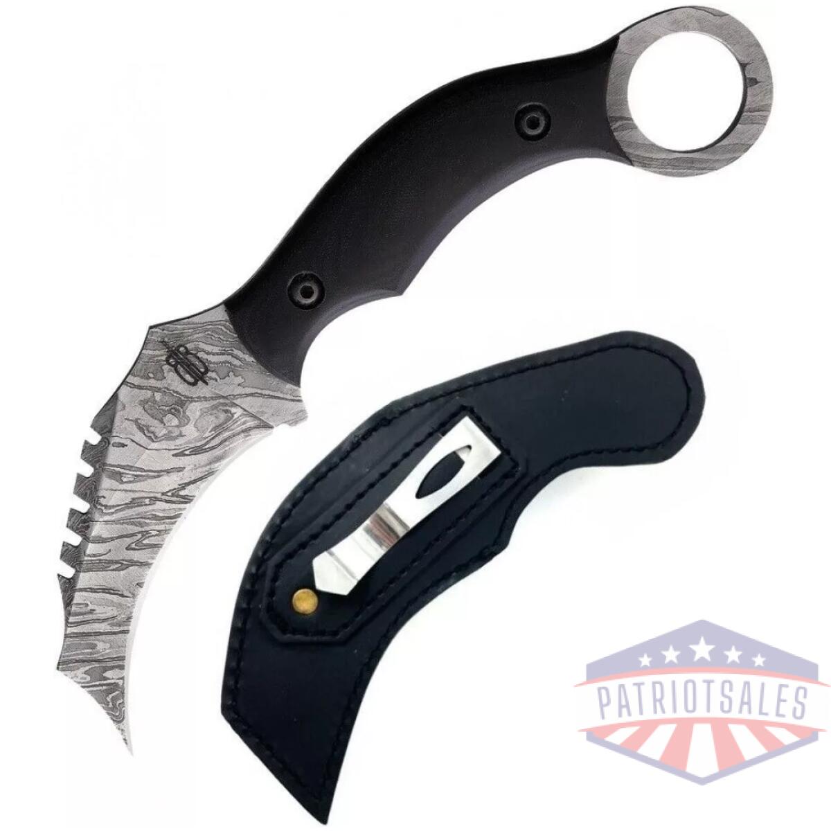 Bnb-bnb1230kmb. Webp - damascus venom karambit - bnb bnb1230kmb