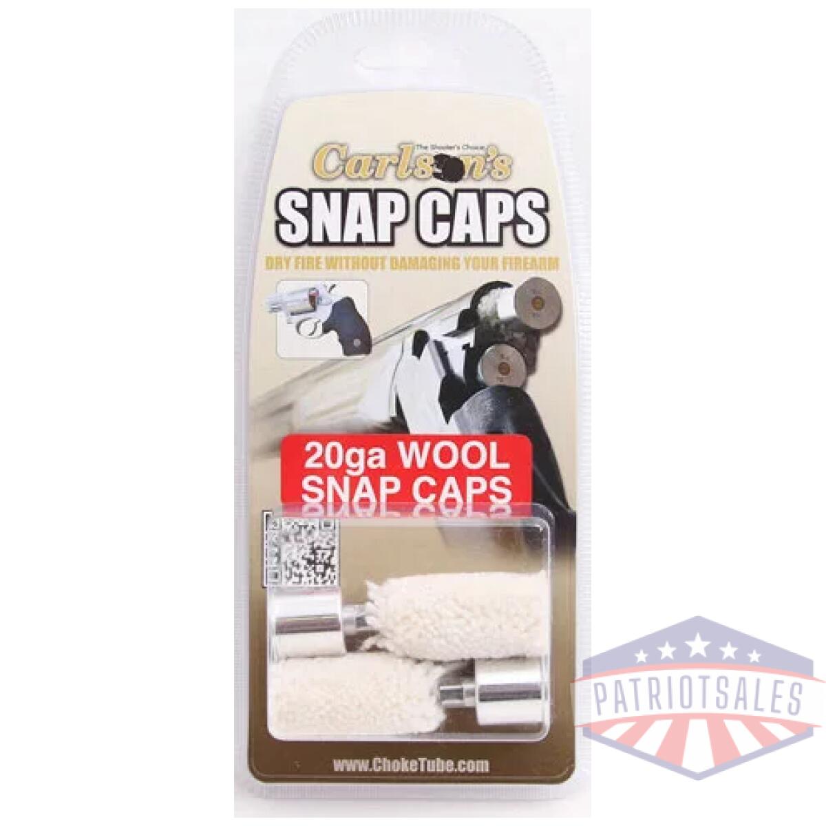 C00106. Webp - carlsons snap cap 20ga - aluminum/wool 2pk - c00106