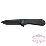 CIVIVI KNIFE ELEMENTUM II 2.96 - " G-10/BLK STONEWASH BTTN LOCK