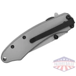 ABKT CATTLEMANS CUTLERY SCYTHE - 2.75" ASSISTED OPENER SS BLD