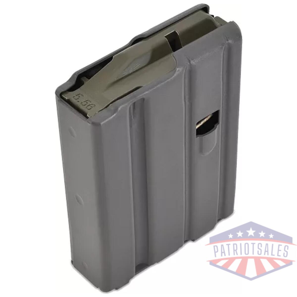 Dht053. Webp - d&h tactical magazine 5. 56x45 - 10rd aluminum grey ar15 - dht053