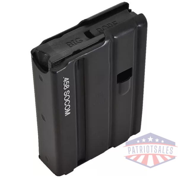 D&H TACTICAL MAGAZINE 458SOC - 4RD BLK W/LASER LOGO AR15