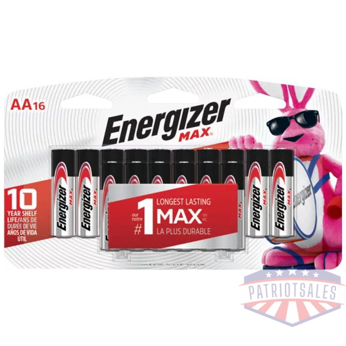 E91lp16. Webp - energizer max batteries aa - 16-pack - e91lp16