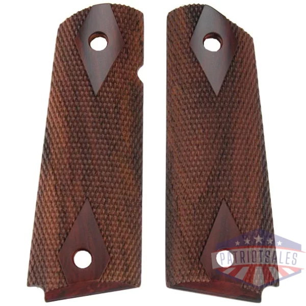 ED BROWN GRIPS 1911 GOVT. - DOUBLE DIAMOND COCOBOLO