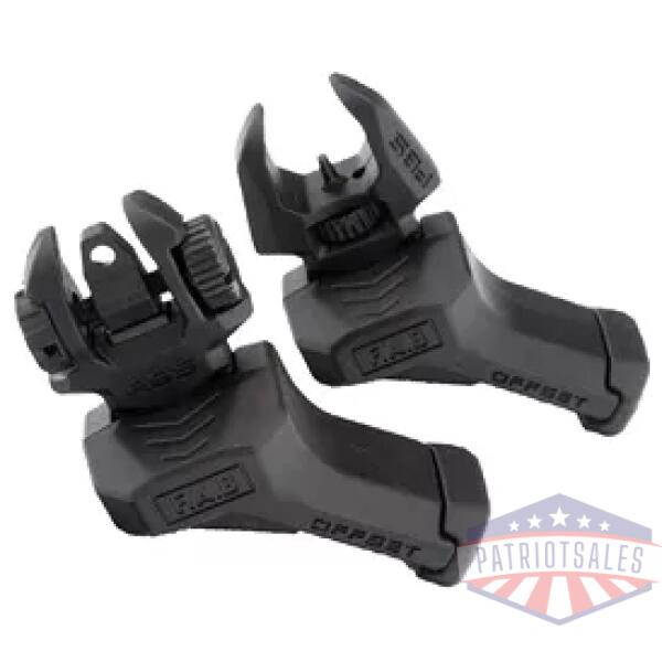 FAB DEF FRNT/REAR OFFST SGHTS RH BLK