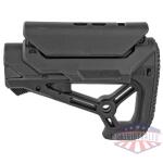 FAB DEF AR15/M4 CMPCT STK W/CP BLK