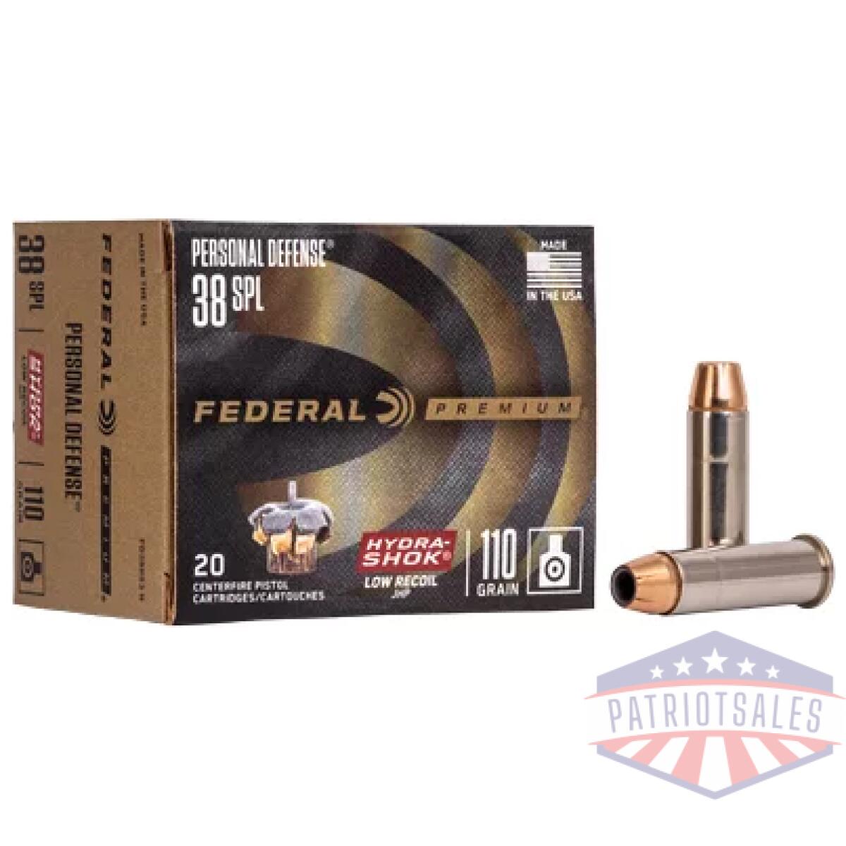 Fe38hs3pdh_1. Webp - fed pd hydra-shk 38spl 110gr 20/200 - fe38hs3pdh 1