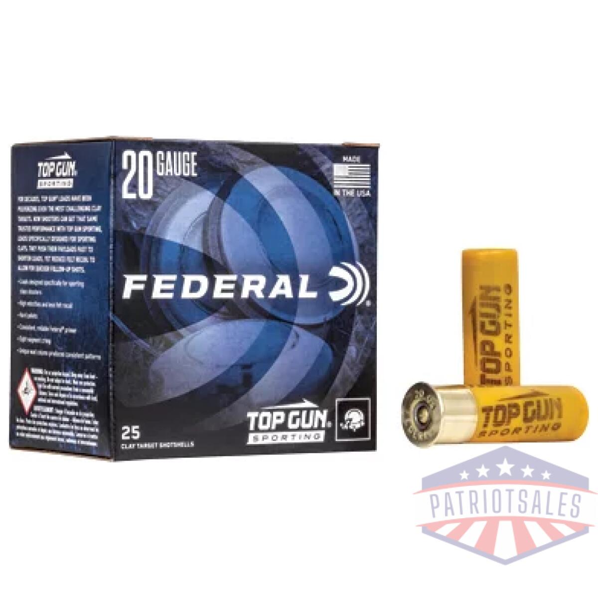 Fetgs2248_1. Webp - fed top gun 20ga 2. 75" #8 25/250 - fetgs2248 1