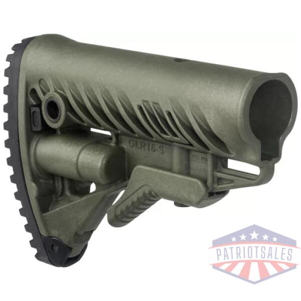 F.A.B. DEFENSE GLR-16 AR-15/ - M16 BUTTSTOCK GREEN