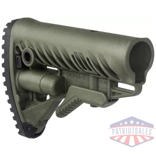 F.A.B. DEFENSE GLR-16 AR-15/ - M16 BUTTSTOCK GREEN