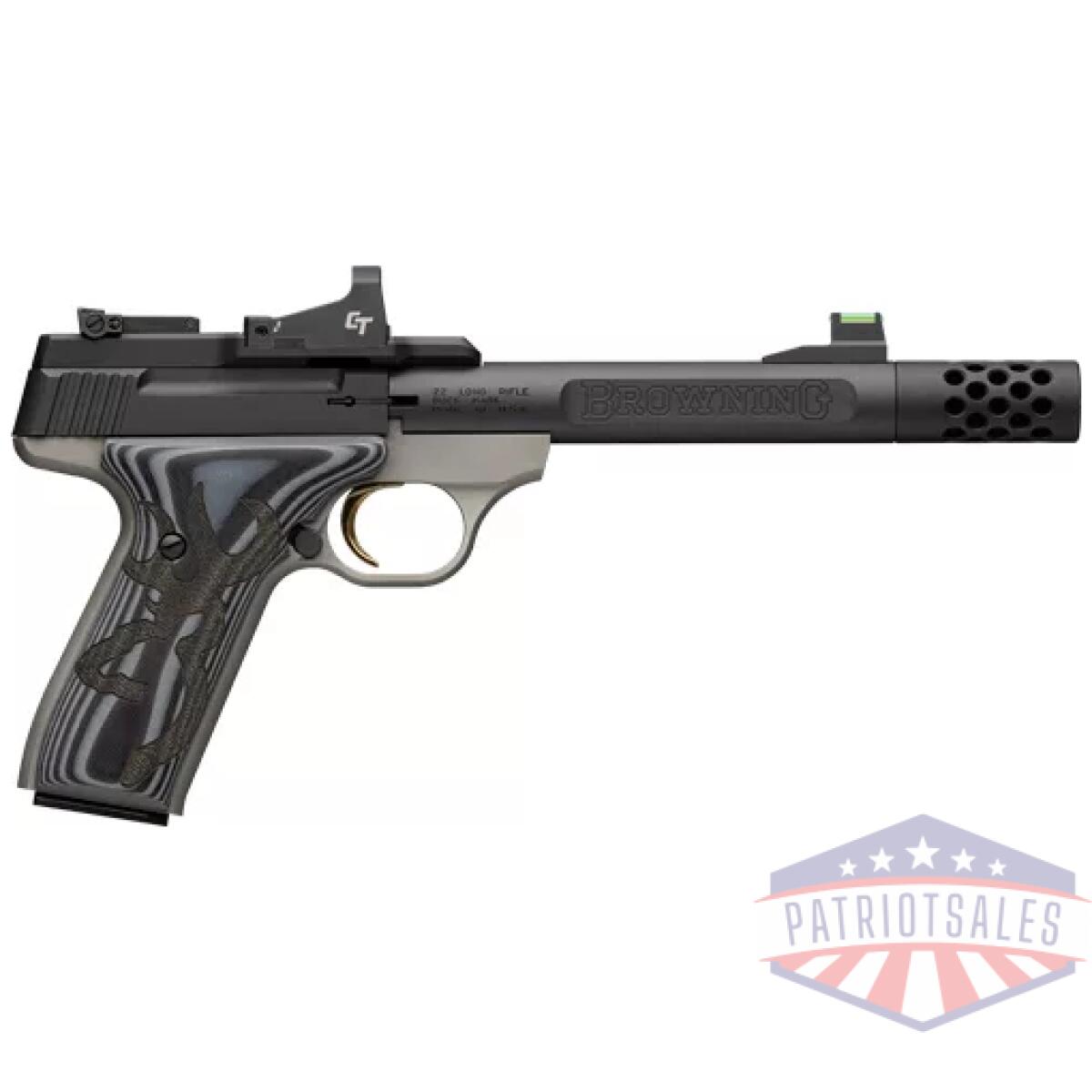G051599490. Webp - browning buckmark plus 22lr - 5. 9" w/ct red dot threaded - g051599490