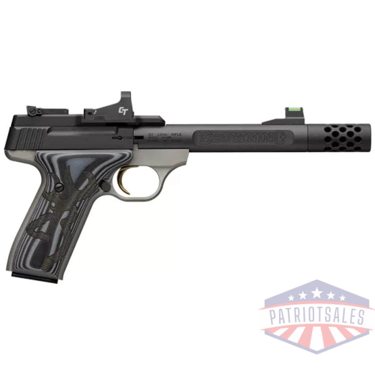 G051599490. Webp - browning buckmark plus 22lr - 5. 9" w/ct red dot threaded - g051599490
