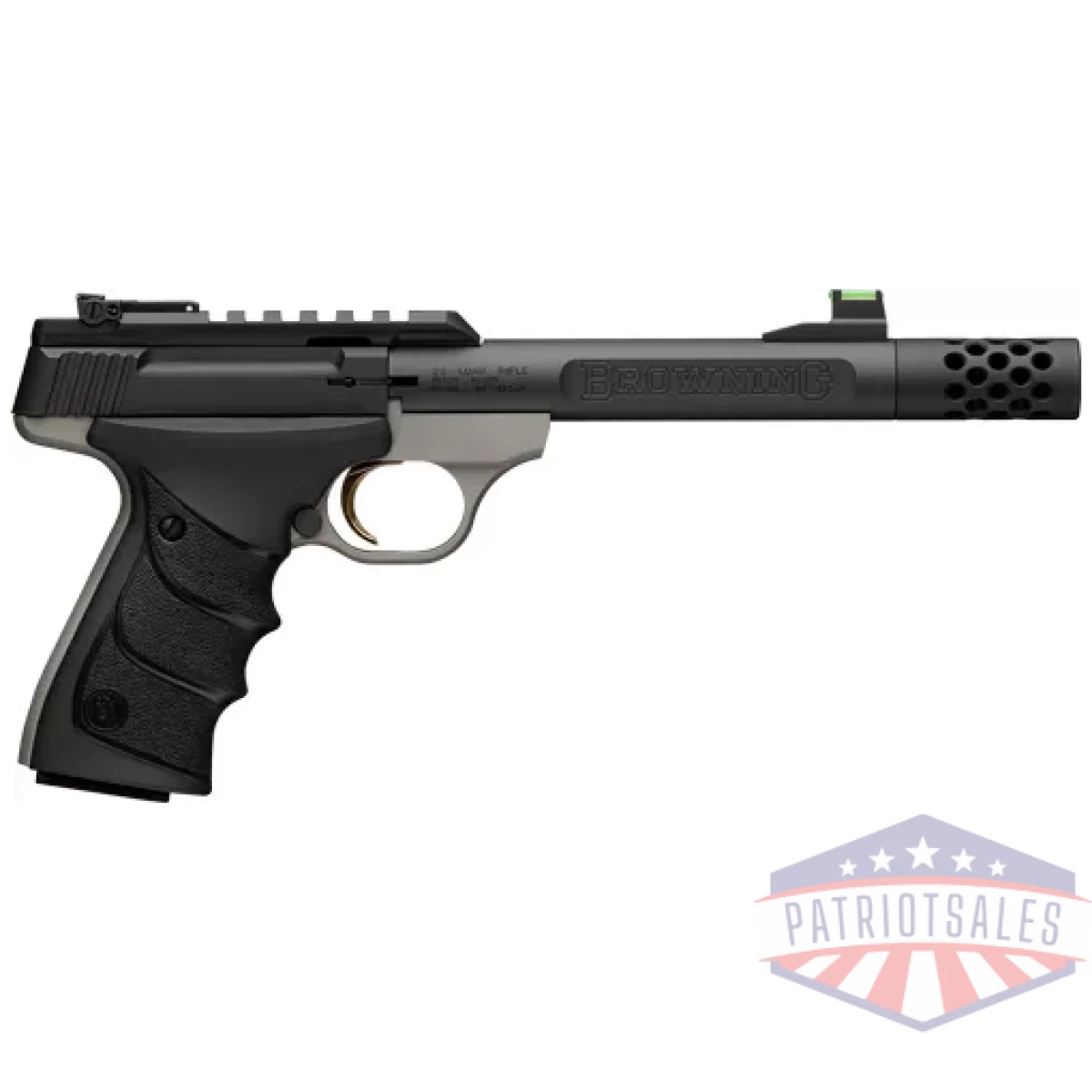 Browning buckmark plus urx - 22lr 5. 9" gray/black threaded - image 1
