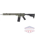 glfa ar15 rifle 223 wylde - 16" s/s bbl od green