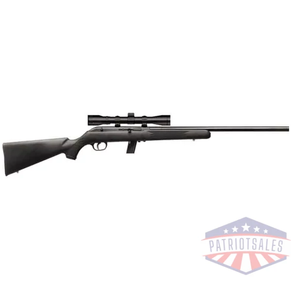 SAVAGE 64FVXP 22LR 21" HB - W/3-9X40 BLUE/BLACK SYNTHETIC