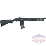 MOSSBERG 590M MAG-FED 12GA - 18.5" 10RD GHOST RING BLD/SYN