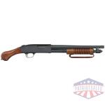 MOSSBERG 590 NIGHTSTICK 20GA - 3" 6RD 14.375" BLUED/WALNUT
