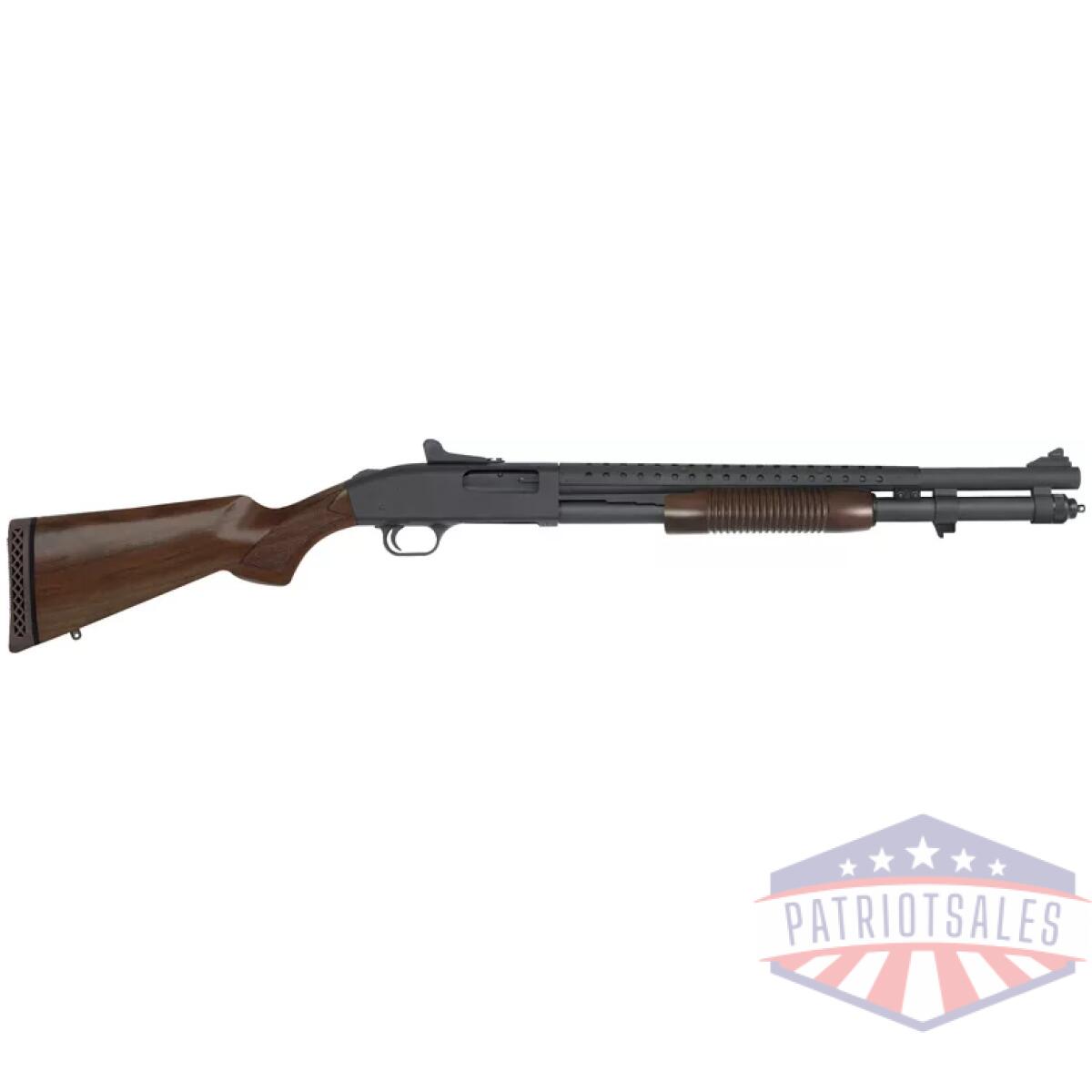 G51665. Webp - mossberg 590a1 retro 12ga 3" - ghost ring parkerized/walnut - g51665