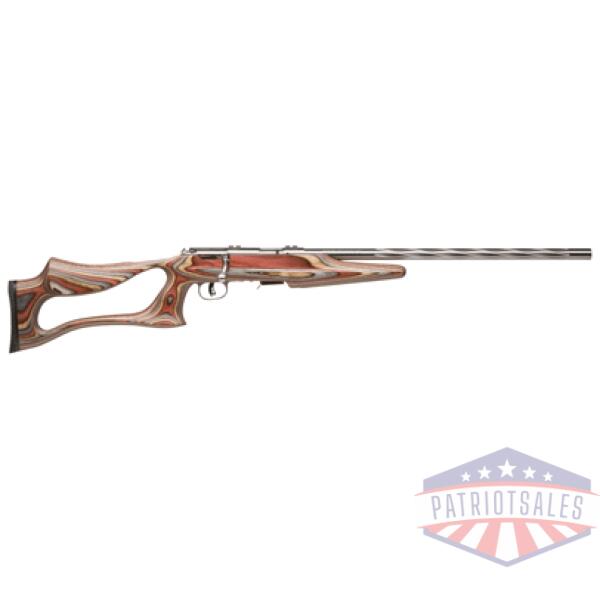 SAVAGE 93-BSEV 22WMR 21" HB - FLUTED ACU-TGR SS/BRN LAM EVO