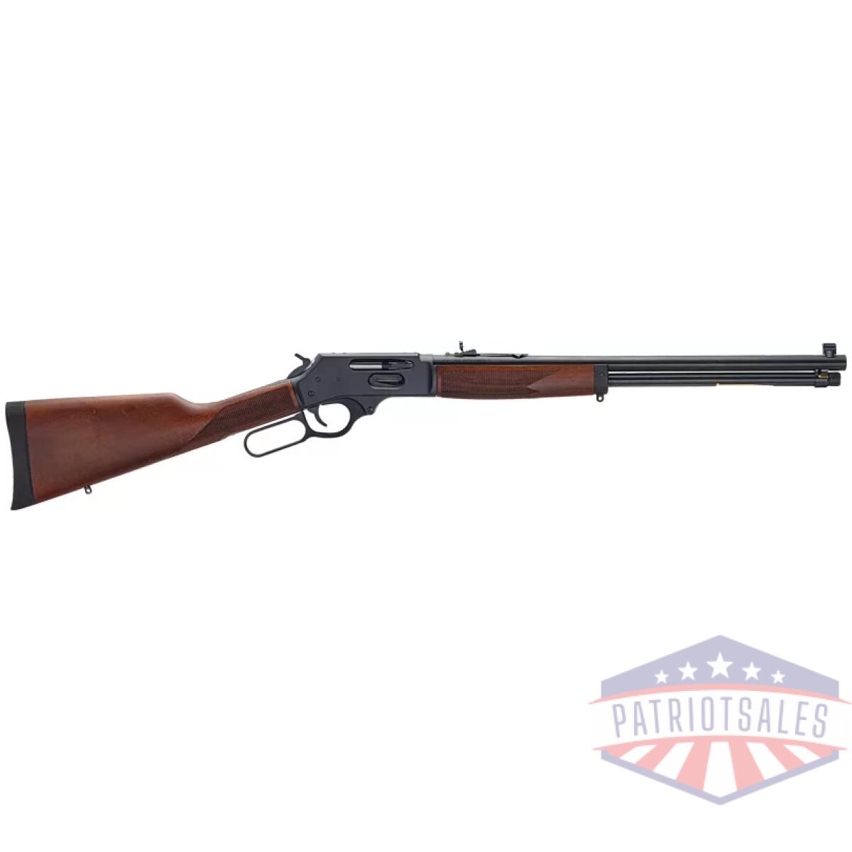 Gh009g360bh. Webp - henry steel side gate 360bh - 20" blued walnut - gh009g360bh