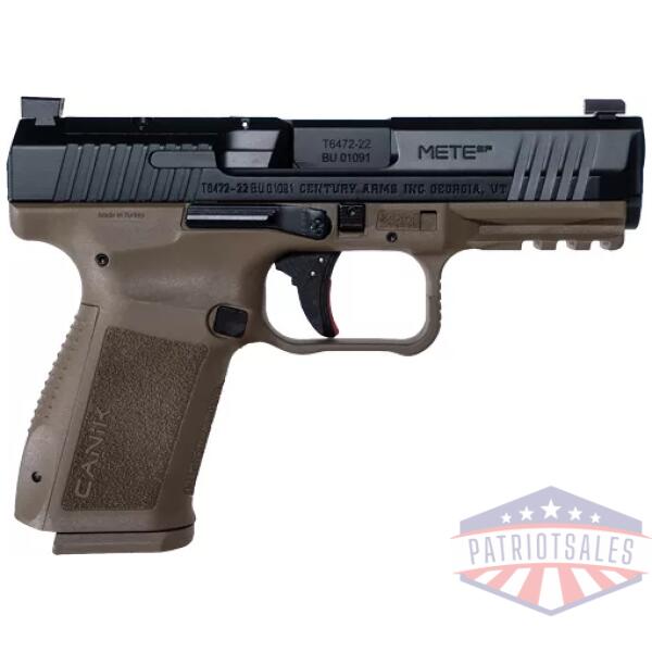 CANIK METE SF 9MM 4.2" BBL - OR FS 2-15RD MAGS FDE