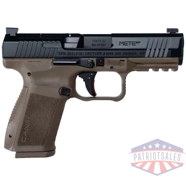 CANIK METE SF 9MM 4.2" BBL - OR FS 2-15RD MAGS FDE