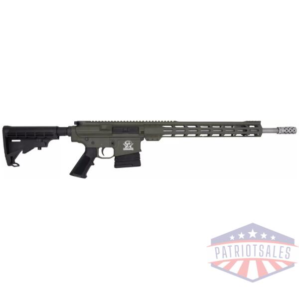 GLFA AR10 RIFLE 308 WIN - 18" S/S BBL 10-SHOT OD GREEN