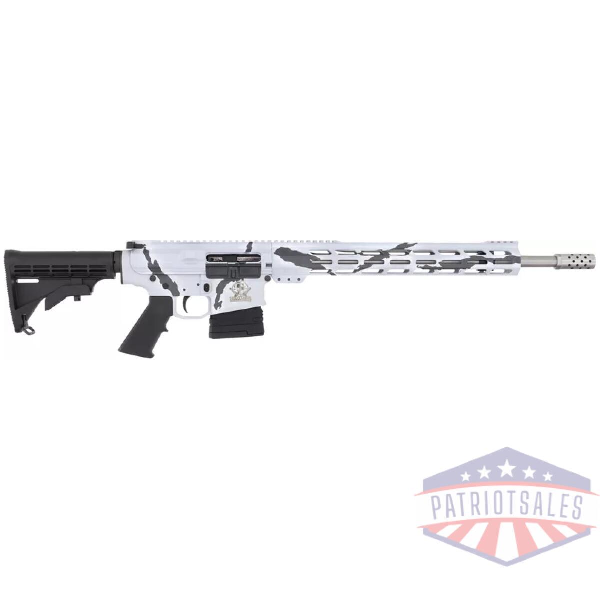 Gl1065sspsno. Webp - glfa ar10 rifle 6. 5cm 20" s/s - bbl 10-shot pursuit snow camo - gl1065sspsno