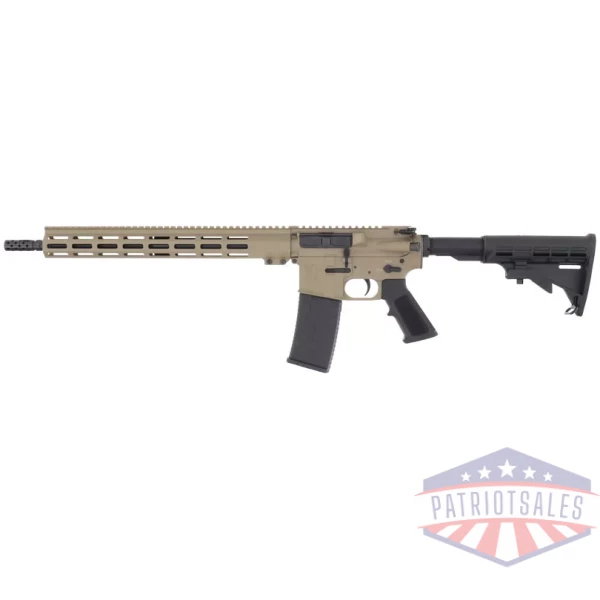 GLFA AR15 LEFT HAND RIFLE 223 - WYLDE 16" NIT BBL FDE