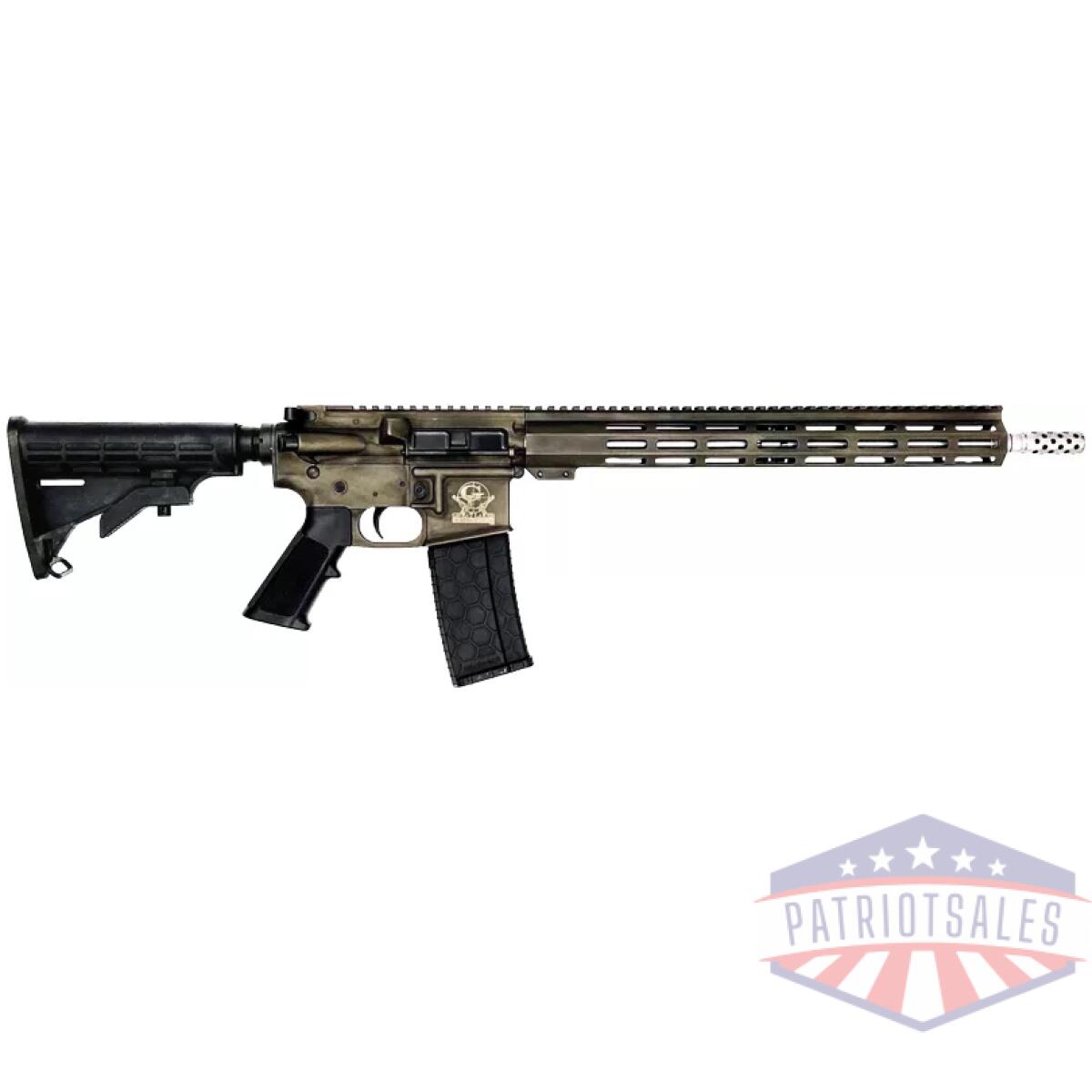 Gl15223ssbbrz. Webp - glfa ar15 battleworn 223 wylde - 16" s/s bbl bronze - gl15223ssbbrz