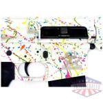 glfa ar15 splatter 223 wylde - 16" s/s bbl white splatter