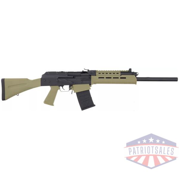 JTS AK STYLE SHOTGUN 12GA - 3" 2-5RD MAGS M-LOK RAIL ODG