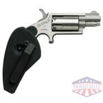 NAA MINI-REVOLVER COMBO 1-1/8" - 22LR/22WMR S/S W/HOLSTER GRP