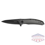 KERSHAW GRID 3.7" PLN BLACK-OXIDE