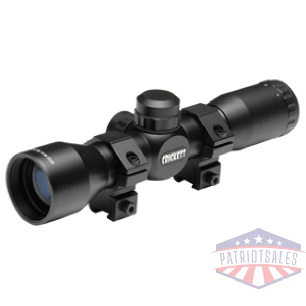 CRICKETT 4X32MM SCOPE MIL-DOT - W/RINGS BLACK MATTE