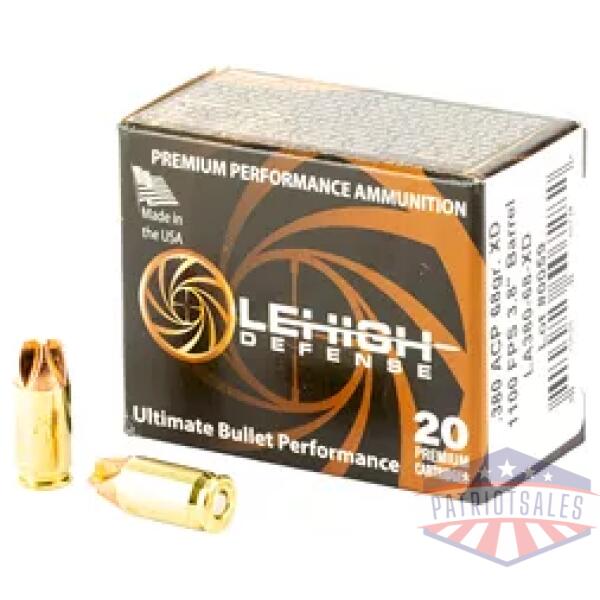 LEHIGH XTRM DFNS .380ACP 68GR 20/200