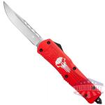 COBRATEC LARGE FS3 OTF RED - PUNISHER 3.5" D2 STEEL DRP PNT