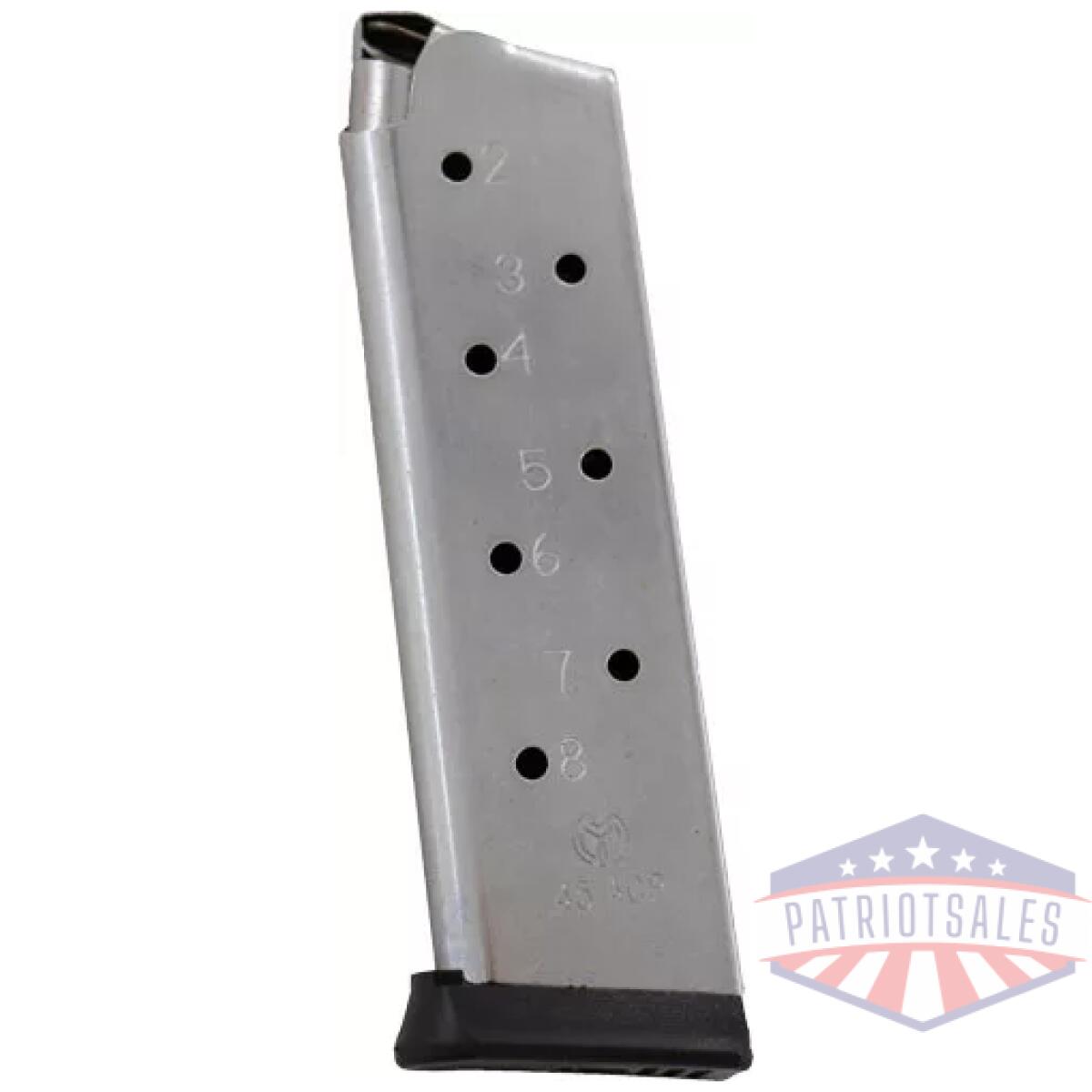 M1911458srrb-1. Webp - metalform magazine 1911 govt. - 45acp 8rd s/s removable base - m1911458srrb 1