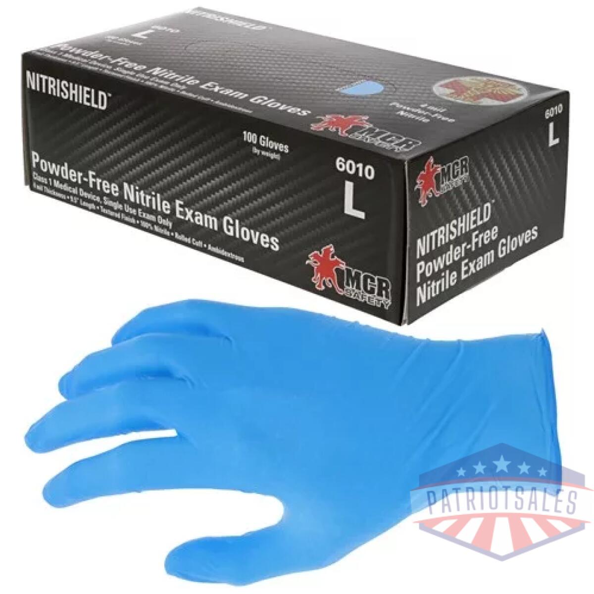 Mcr-6010l. Webp - blue 4 mil medical grade nitrile disp - mcr 6010l