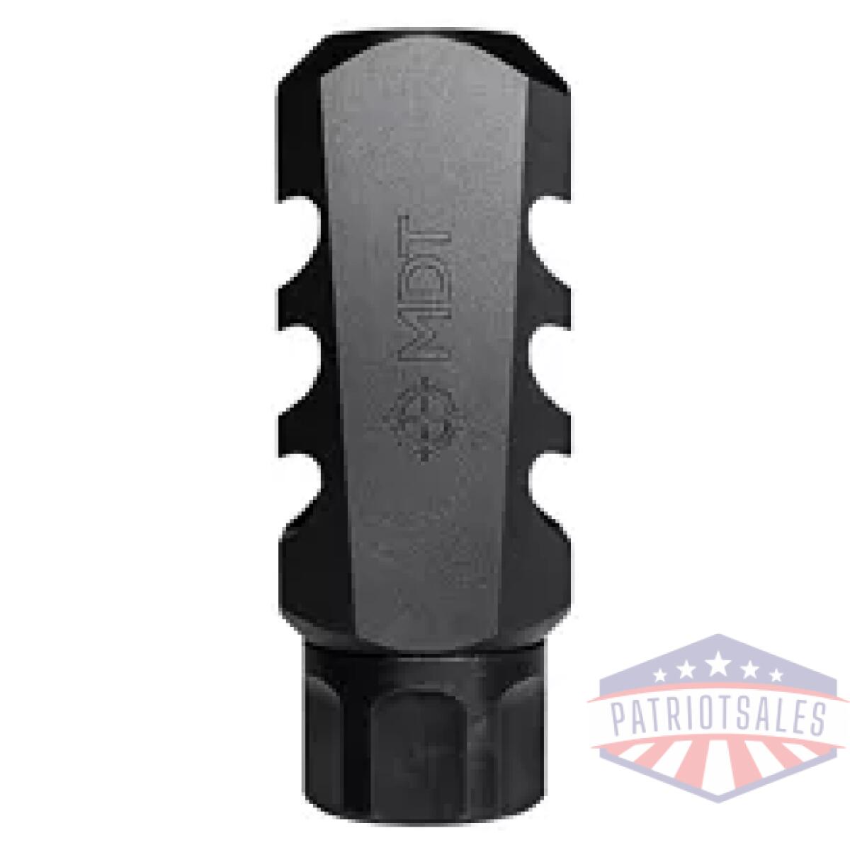 Mdt103636-blk_1. Webp - mdt elite muzzle brake 1/2x28 blk - mdt103636 blk 1