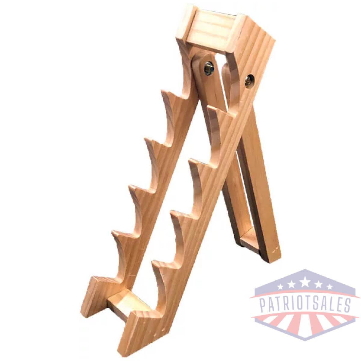 Mi110. Webp - abkt wood knife display stand - holds 5 knives 10. 25"x2. 3"x6. 5 - mi110