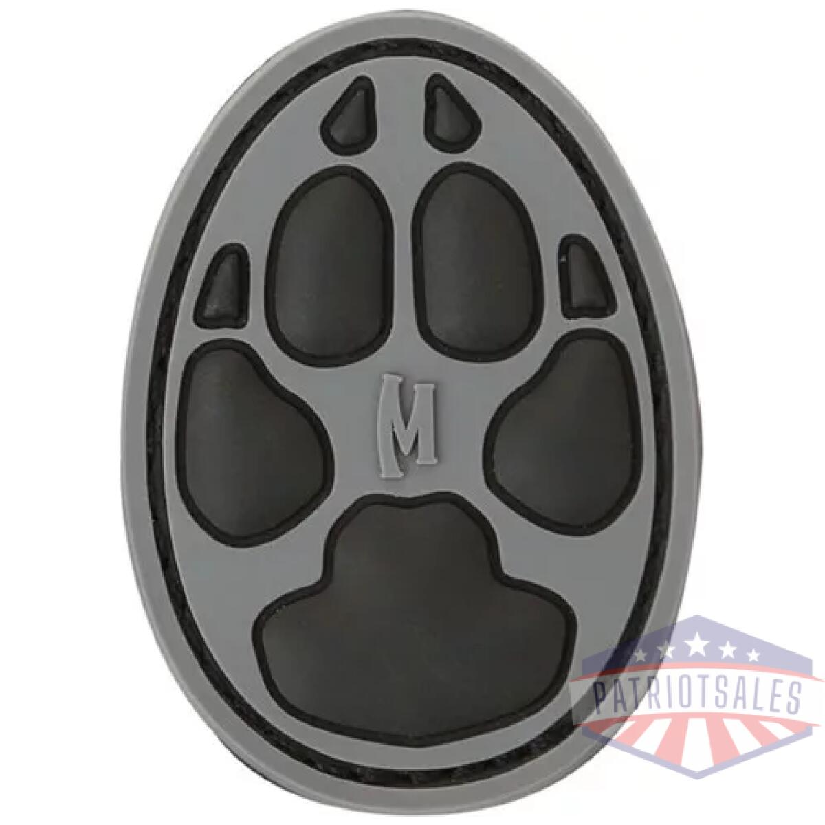 Mxp-pvcpatch-dog2s. Webp - dog track 2'' morale patch - mxp pvcpatch dog2s