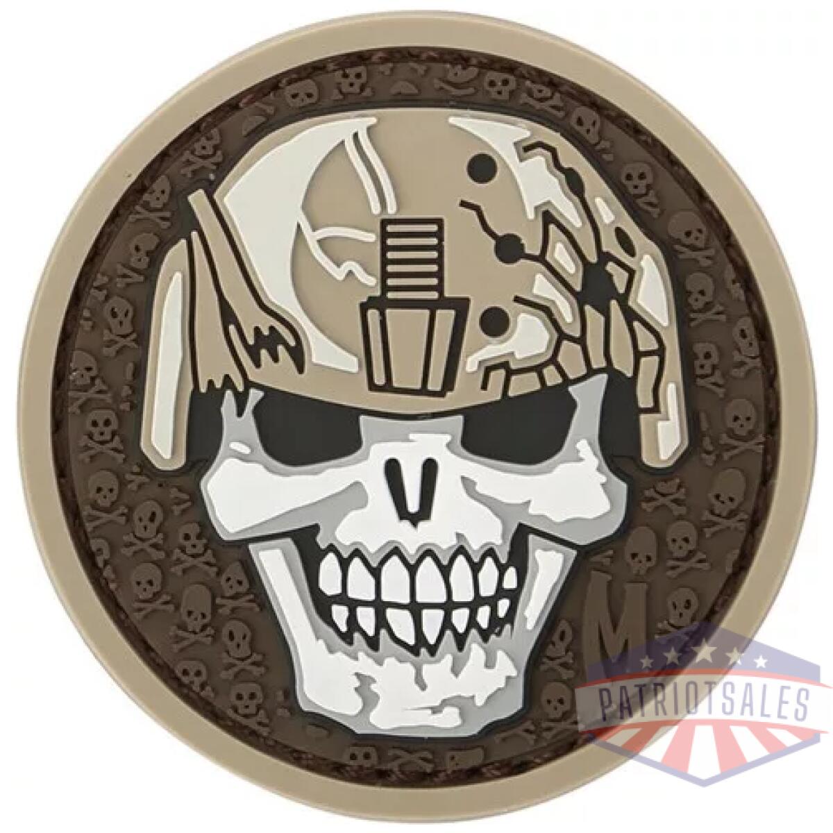 Mxp-pvcpatch-sldka. Webp - soldier skull morale patch - mxp pvcpatch sldka