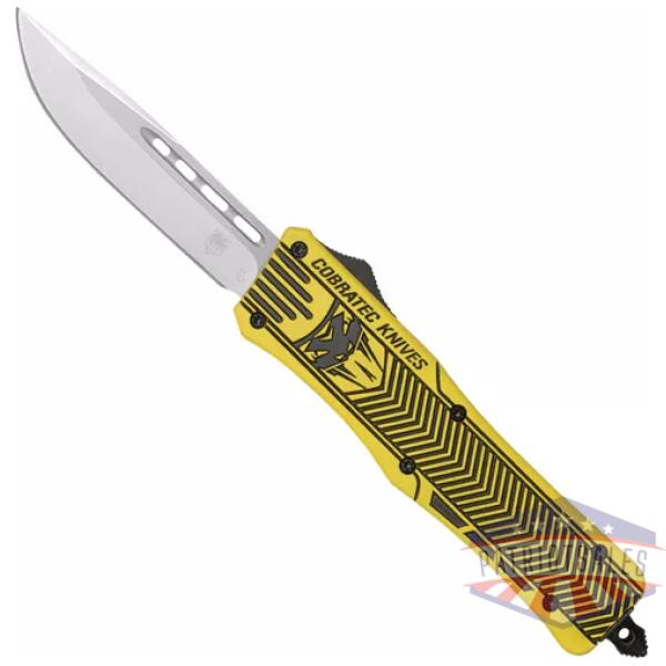 COBRATEC MEDIUM CTK1 OTF - CERAKOTE YELLOW/BLK 3" DS